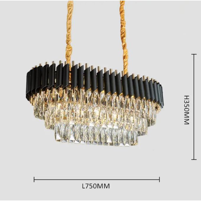Lustre Ovale 75 cm – Image 2