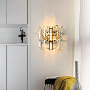Applique Murale en Cristal, luminaire doré G20210