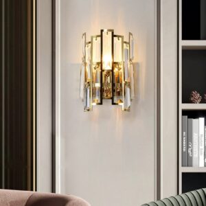 Applique Murale en Cristal, luminaire doré G20210
