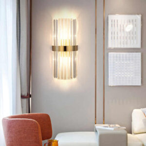 luxe cristal applique fond lumière décorative G20016