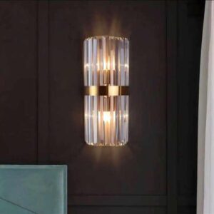 luxe cristal applique fond lumière décorative G20016