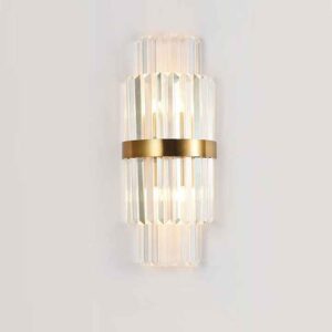 Applique murale moderne en cristal clair Accents G20140