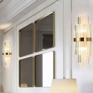 Applique murale moderne en cristal clair Accents G20140